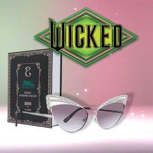 ALDO X -WICKED CANTBRINGMEDOWN SUNGLASSES - SILVER